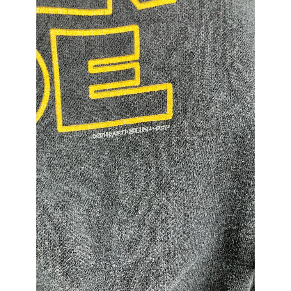Gildan Sweatshirt Mens L Black Bark Side Graphic Crewneck Funny Dog Star Wars - Picture 5 of 8